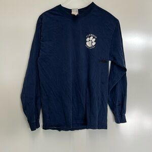 Navy long sleeve Clemson tshirt size medium